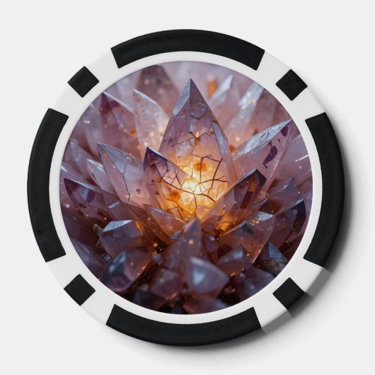 Radiant Crystal Heart Pokerchips (Rückseite)