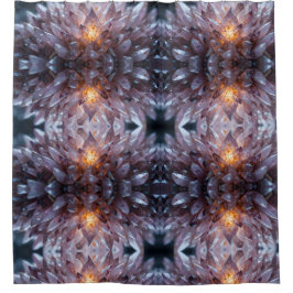 Radiant Crystal Heart Shower Curtain Duschvorhang