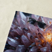 Radiant Crystal Heart Strandtuch (Beispiel)