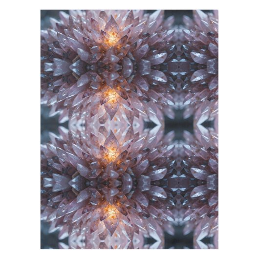 Radiant Crystal Heart Tischdecke (Vorderseite)