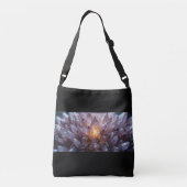 Radiant Crystal Heart Tragetaschen Mit Langen Trägern (Rückseite)