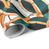 Radiant Crystal Mosaic Geschenkpapier (Rolleneckpunkt)