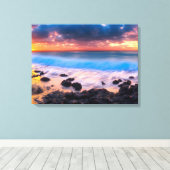 Radiant Dawn: Majestic Sunrise am Strand Leinwanddruck (Insitu (Holzboden))