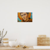 Radiant Devotion von Saint John of Capistrano Poster (Küche)