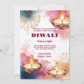 Radiant Diwali Einladung (Vorderseite)