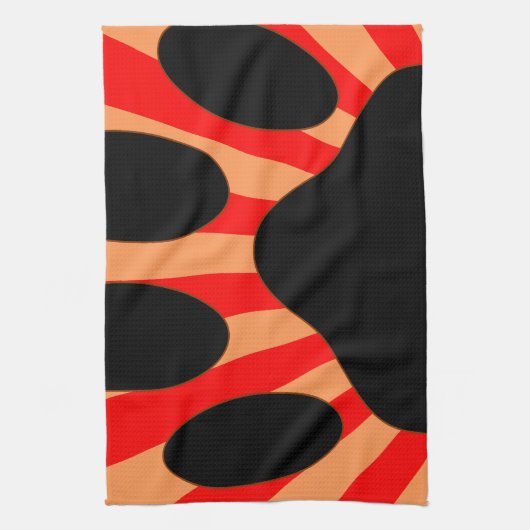 Radiant Dog Paw Print Handtuch (Vertikal)