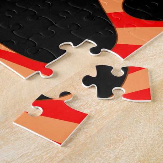 Radiant Dog Paw Print Puzzle (Seite)