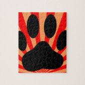 Radiant Dog Paw Print Puzzle (Vertikal)