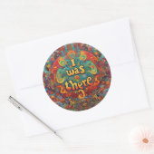 "Radiant Dub" Runder Aufkleber (Umschlag)