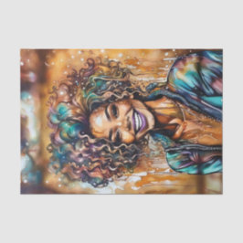 Radiant Ebonöl Slick Queen Decoupage Paper Seidenpapier