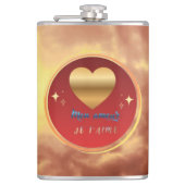 Radiant Eternal Love Flachmann (Vorderseite)