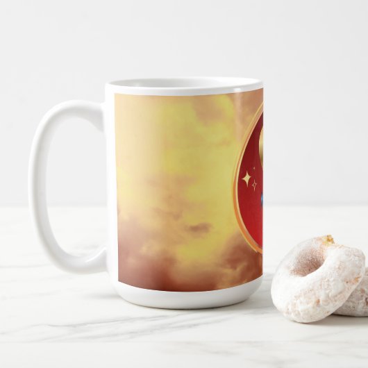 Radiant Eternal Love Kaffeetasse (Mit Donut)