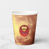Radiant Eternal Love Pappbecher (Rückseite)