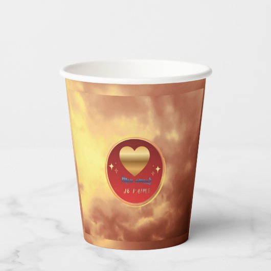 Radiant Eternal Love Pappbecher (Rückseite)