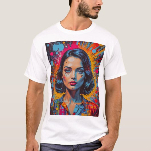 Radiant Expression der inneren Kreativität T-Shirt (Vorderseite)