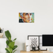 Radiant Faith of Saint Paul of the Cross Poster (Heimbüro)