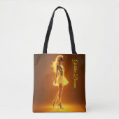 Radiant Fantasy Modell leuchtend goldenes Glühen Tasche (Vorderseite)