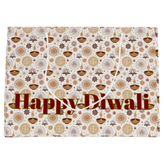 Radiant Festival Lights Große Geschenktüte (Vorderseite)