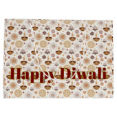 Radiant Festival Lights Große Geschenktüte (Rückseite)