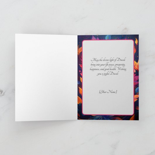 Radiant Festive Blogs Feiertagskarte (Innenseite)