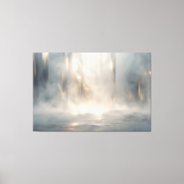 Radiant Field – Luminous Abstract Horizon Canvas W Leinwanddruck