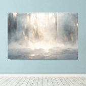Radiant Field – Luminous Abstract Horizon Canvas W Leinwanddruck (Insitu (Holzboden))