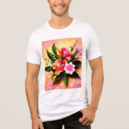Radiant Floral Bouquet Glow Tri-Blend Shirt