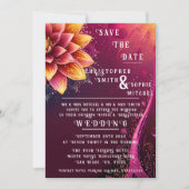 Radiant Floral Elegance - Hochzeitsfeier Einladung (Vorderseite)