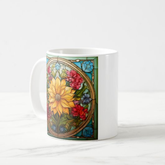 Radiant Florals Kaffeetasse (Vorderseite Links)