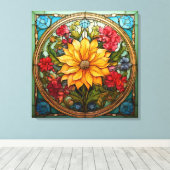 Radiant Florals Leinwanddruck (Insitu (Holzboden))