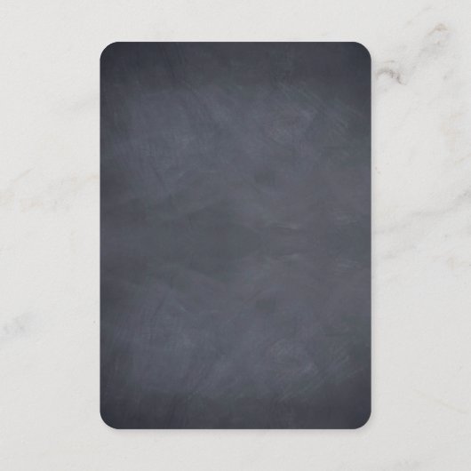 Radiant Florals Wedding Directors Cards Begleitkarte (Rückseite)