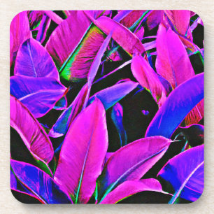 Radiant Foliage Elegance Muster Getränkeuntersetzer