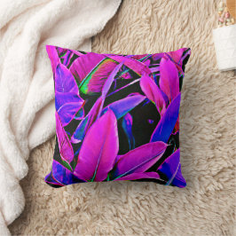 Radiant Foliage Elegance Muster Kissen