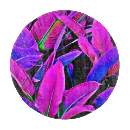 Radiant Foliage Elegance Muster Schneidebrett