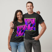 Radiant Foliage Elegance Muster T-Shirt (Unisex)