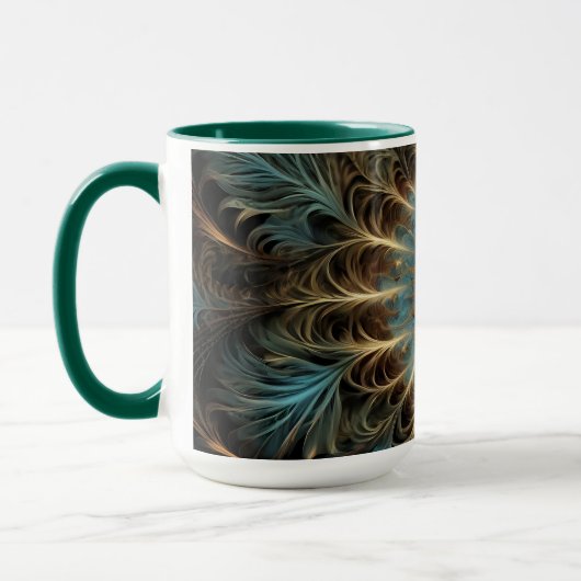 Radiant Fractal Flower Tasse (Links)
