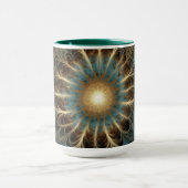 Radiant Fractal Flower Tasse (Zentrum)
