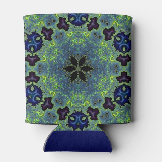 Radiant Fractal Symphony Dosenkühler (Rückseite)