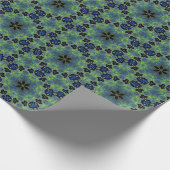 Radiant Fractal Symphony Geschenkpapier (Ecke)