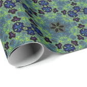 Radiant Fractal Symphony Geschenkpapier (Rolleneckpunkt)