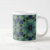 Radiant Fractal Symphony Jumbo-Tasse (Rechts)