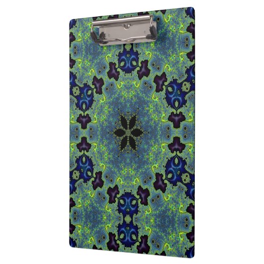 Radiant Fractal Symphony Klemmbrett (Links)