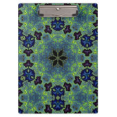 Radiant Fractal Symphony Klemmbrett (Vorderseite)