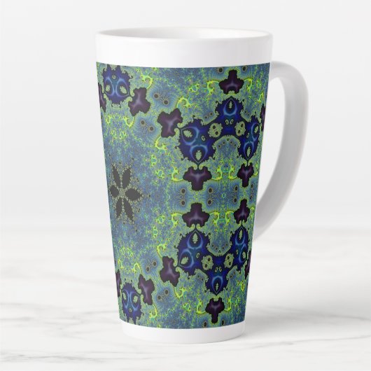 Radiant Fractal Symphony Milchtasse (Rechte Ecke)
