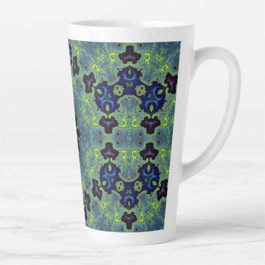 Radiant Fractal Symphony Milchtasse (Rechts)