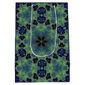 Radiant Fractal Symphony Mittlere Geschenktüte (Rückseite)