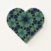 Radiant Fractal Symphony Notizblock (Rückseite)