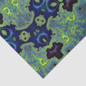 Radiant Fractal Symphony Seidenpapier (Detail)