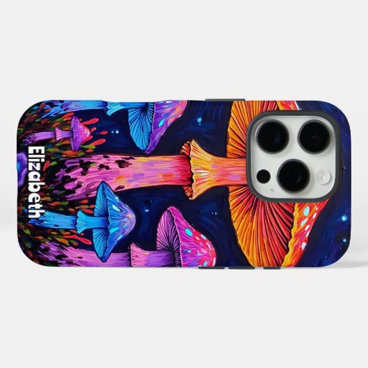 Radiant Fungi Night Case-Mate iPhone Hülle (Rückseite (Horizontal))