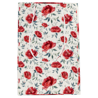 Radiant garden of confidence pattern mittlere geschenktüte